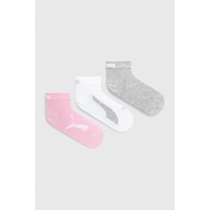 Puma gyerek zokni (3 pár) 907961.G rózsaszín
