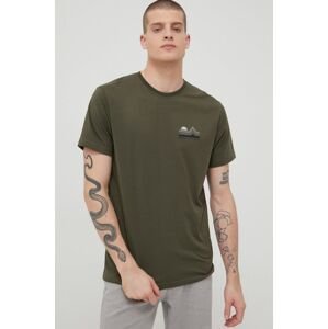 Billabong t-shirt zöld, férfi, nyomott mintás