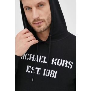 Michael Kors pamut pulóver könnyű, férfi, fekete
