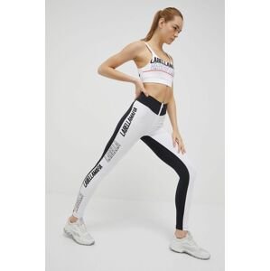 LaBellaMafia edzős legging fehér, női, nyomott mintás