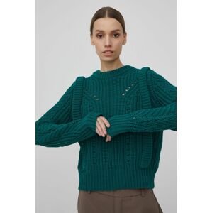 Y.A.S pulóver meleg, női, zöld