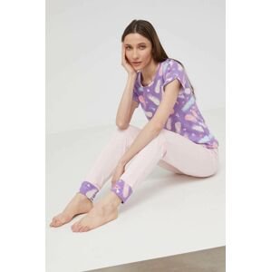Answear Lab pizsama együttes lila