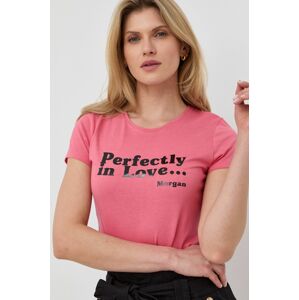 Morgan t-shirt női, rózsaszín