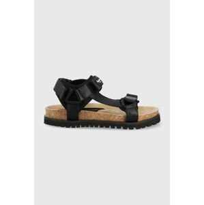 Pepe Jeans szandál Urban Sandal Cork fekete, férfi