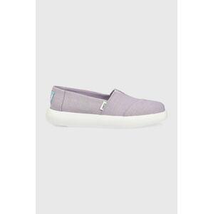 Toms espadrilles Alpargata Mallow lila, platformos