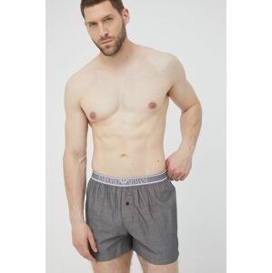 Emporio Armani Underwear pamut boxeralsó szürke