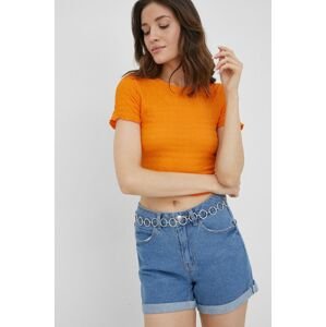 Vero Moda t-shirt női, narancssárga