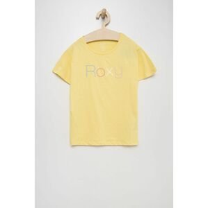 Roxy gyerek pamut póló sárga