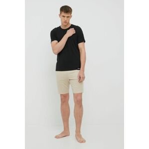 Calvin Klein Underwear pizsama alsó bézs, férfi, melange