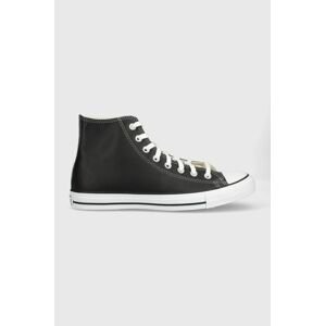 Converse bőr bakancs Chuck Taylor All Star fekete, férfi