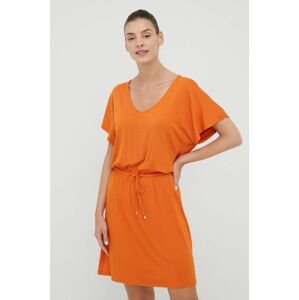 Emporio Armani Underwear ruha narancssárga, mini, egyenes