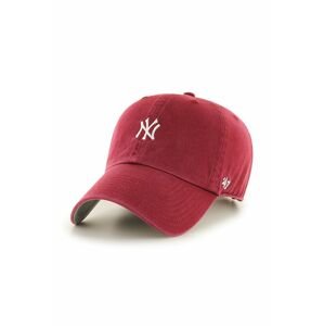 47brand sapka New York Yankees piros, nyomott mintás