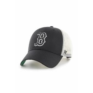 47brand sapka Boston Red Sox fekete, nyomott mintás