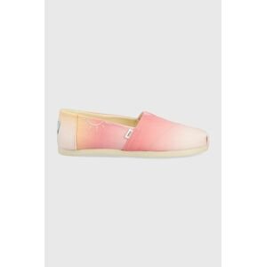 Toms espadrilles Alpargata rózsaszín,