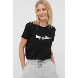 RefrigiWear t-shirt női, fekete