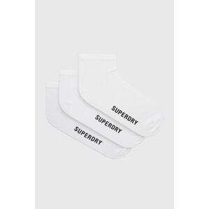 Superdry zokni (3 db) fehér, férfi