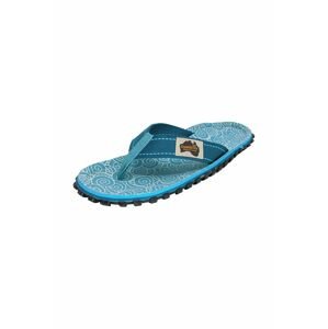 Gumbies flip-flop türkiz, női, lapos talpú