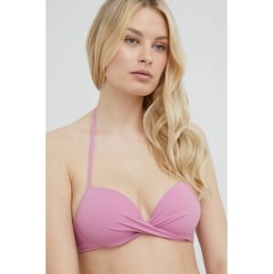 United Colors of Benetton bikini felső rózsaszín, merevített kosaras
