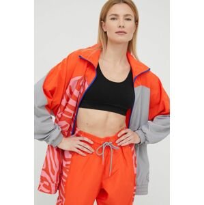adidas by Stella McCartney sportos dzseki H59949 narancssárga, átmeneti, oversize