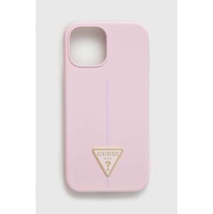 Guess telefon tok Iphone 13 Mini 5,4 rózsaszín