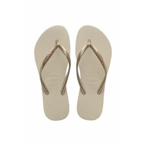 Havaianas flip-flop Slim bézs, női, lapos talpú