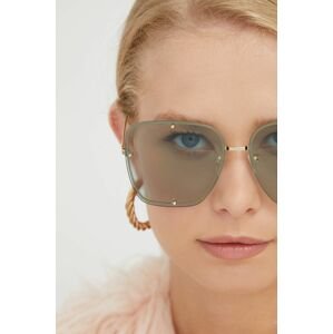 Alexander McQueen napszemüveg zöld, női