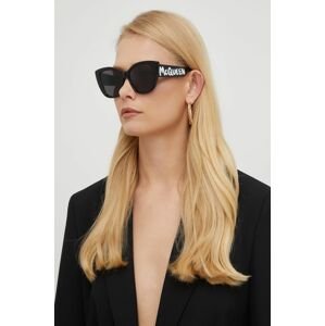Alexander McQueen napszemüveg fekete, női