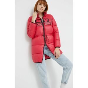 Love Moschino rövid kabát női, piros, téli