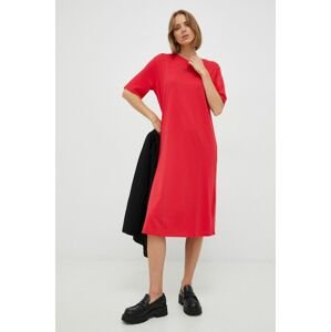 Armani Exchange ruha piros, maxi, egyenes