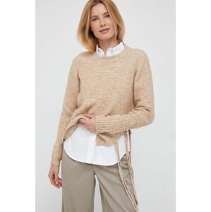 Pennyblack gyapjúkeverék pulóver női, barna