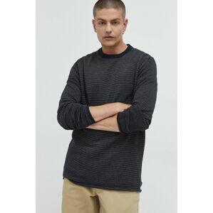Only & Sons pamut pulóver könnyű, férfi, sötétkék