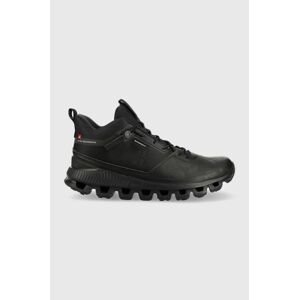 On-running cipő Cloud Hi Waterproof fekete, női