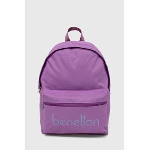 United Colors of Benetton gyerek hátizsák lila, nagy, mintás