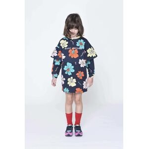 Marc Jacobs gyerek pamutruha sötétkék, mini, egyenes