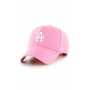47brand baseball sapka Mlb Los Angeles Dodgers rózsaszín, nyomott mintás