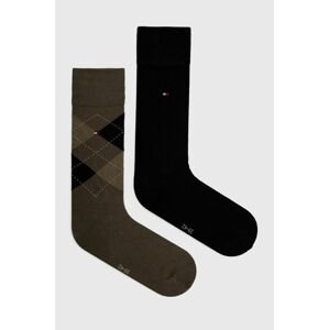 Tommy Hilfiger zokni (2 pár) zöld