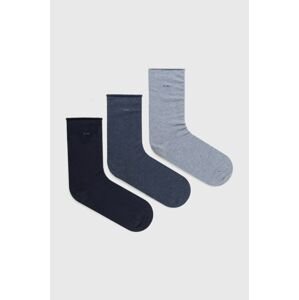 Calvin Klein zokni (3 pár) kék, női