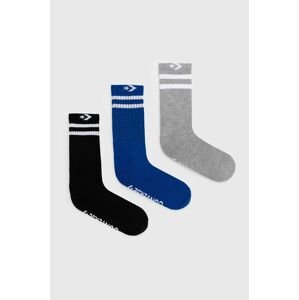 Converse zokni (3 pár) fekete, férfi