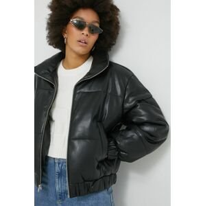 Abercrombie & Fitch rövid kabát női, fekete, átmeneti