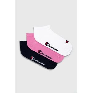Champion zokni (3 pár) rózsaszín