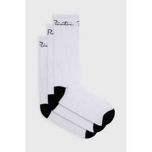 Primitive zokni (3 pár) fehér, férfi