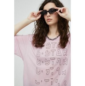 G-Star Raw t-shirt női, rózsaszín