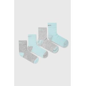 Skechers gyerek zokni (4 pár) szürke