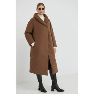 Wrangler rövid kabát női, barna, téli, oversize