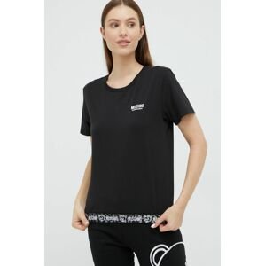 Moschino Underwear t-shirt női, fekete