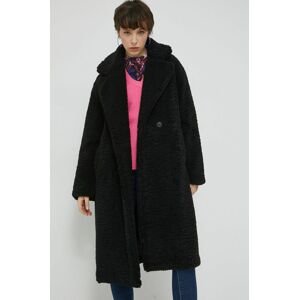 Vila kabát női, fekete, átmeneti, oversize