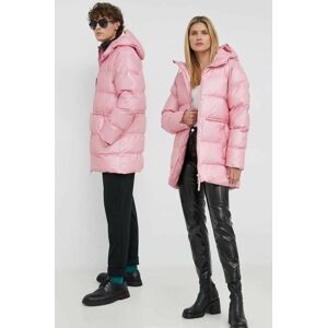 Rains rövid kabát 15370 Puffer W Jacket rózsaszín, téli