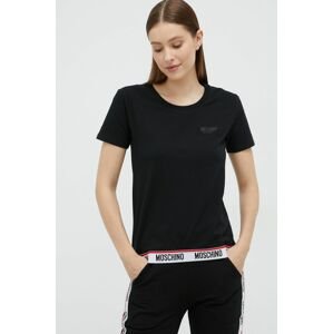 Moschino Underwear t-shirt női, fekete