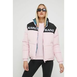 Karl Kani kifordítható dzseki női, rózsaszín, téli