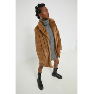 Vila rövid kabát női, barna, átmeneti